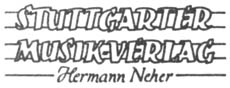 Stuttgarter Musikverlag Hermann Neher